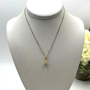 Swarovski 1023993 Heloise Gold-plated Teardrop Pendant Necklace